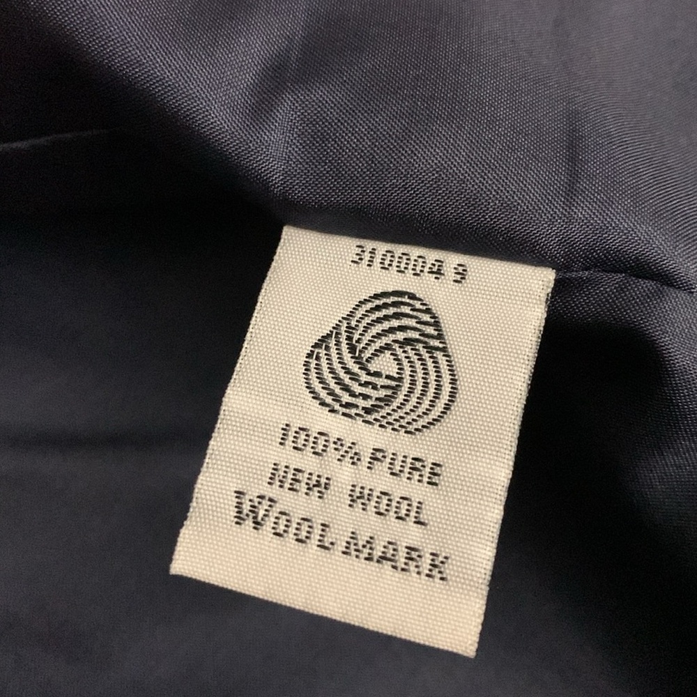 Pendleton 💯 Wool Navy Blue Vintage Blazer - Picture 8 of 10